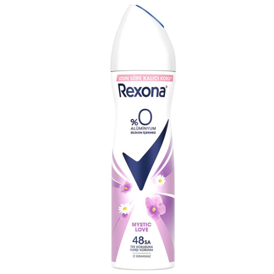 Rexona Kadın Sprey Deodorant Mystic Love %0 Alüminyum 48 Saat Koruma 150 ml - 1