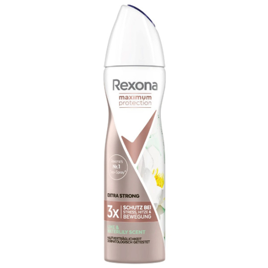 Rexona Maximum Protection Lime Waterlily Scent Sprey Deodorant 150 ml - 1