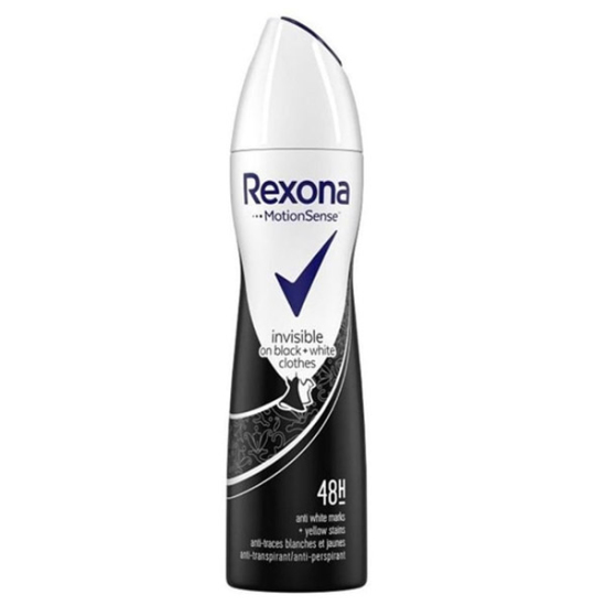 Rexona Women Invisible Black White Deodorant Sprey 200 ml - 1