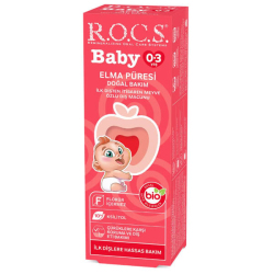 Rocs Baby Elma Püresi Tadında 0-3 Yaş Diş Macunu 45 gr - Rocs