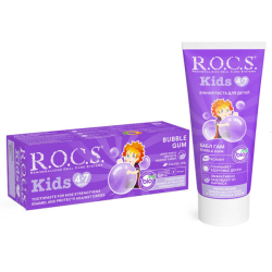 Rocs Kids 4-7 Yaş Diş Macunu Balonlu Sakız Tadında 35 ML - Rocs
