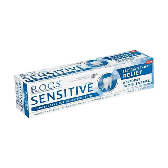 Rocs Sensitive Insant Relief 75 ML Diş Macunu - 1