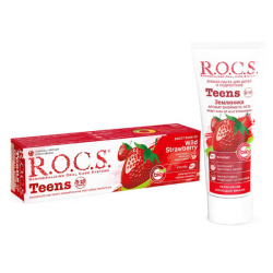 Rocs Teens 8-18 Yaş Diş Macunu Yaban Çileği - Rocs