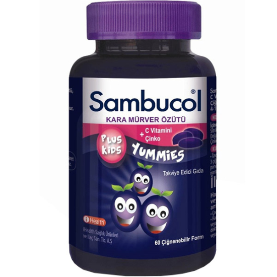 Sambucol Kids Yummies Çiğneme Tableti 60 Adet - 1