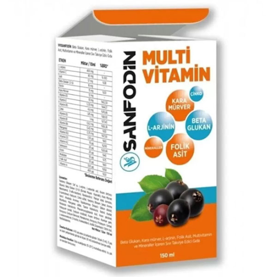 Sanfodin Multivitamin Şurup 150 ml - 1