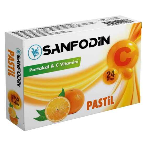 Sanfodin Portakal C Vitamin Pastil 24 lü - 1
