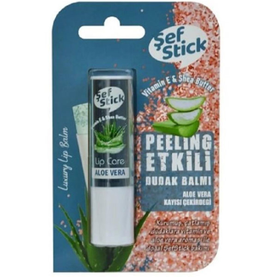 Şef Stick Aloe Vera Peeling Etkili Lip Care - 1