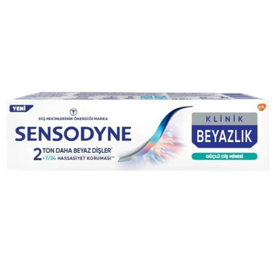 Sensodyne Klinik Beyazlık Güçlü Diş Minesi Macun 75 ml - 1