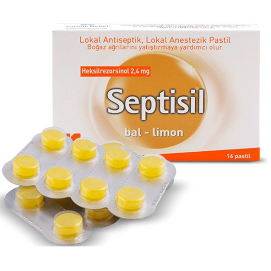 Septisil Bal Limon 16 Pastil - 1