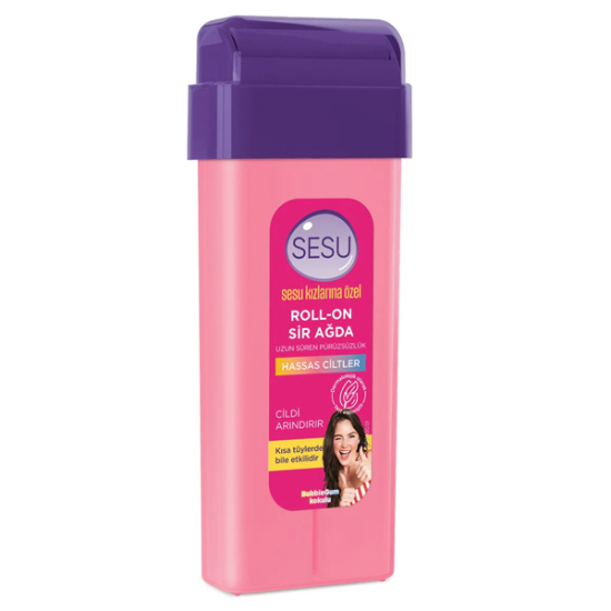 Sesu Roll On Sir Ağda Bubble Gum Kokulu Hassas Ciltler 100 ml - 1