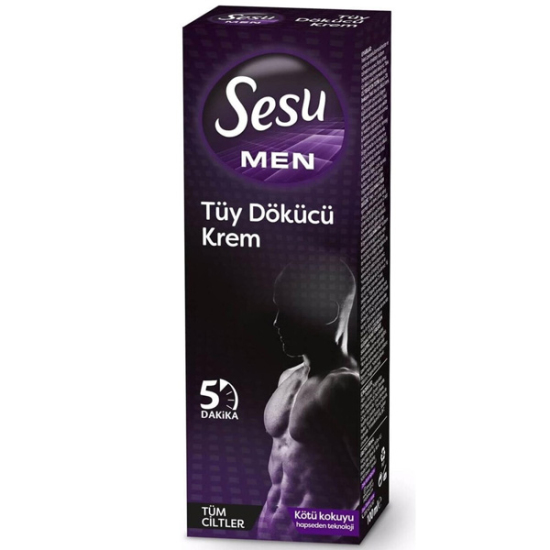 Sesu Tüy Dökücü Krem For Men 100 ml - 1