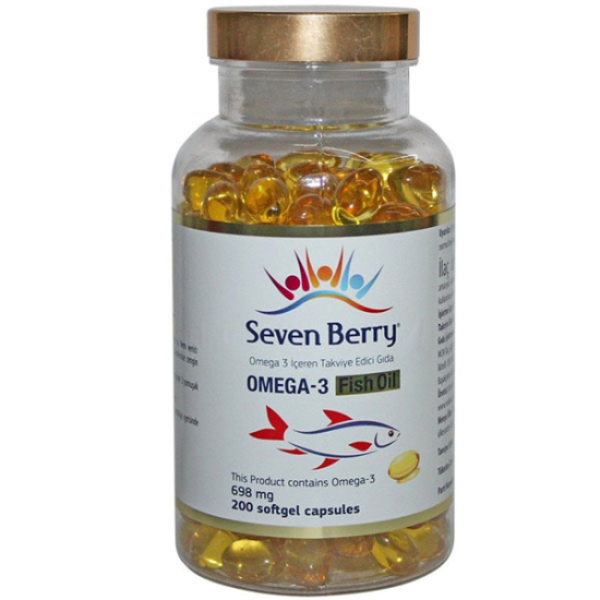 Seven Berry Omega 3 Fish Oil 200 Kapsül - 1