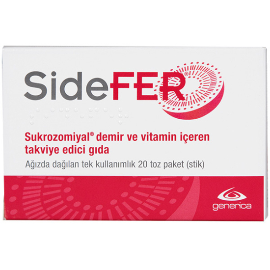 Sidefer Toz 20 Paket (Stick) Vitamin Takviyesi - 1