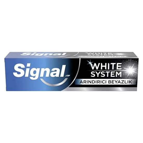 Signal Diş Macunu White System Arındırıcı Beyazlık Aktif Karbon 75 ML - 1