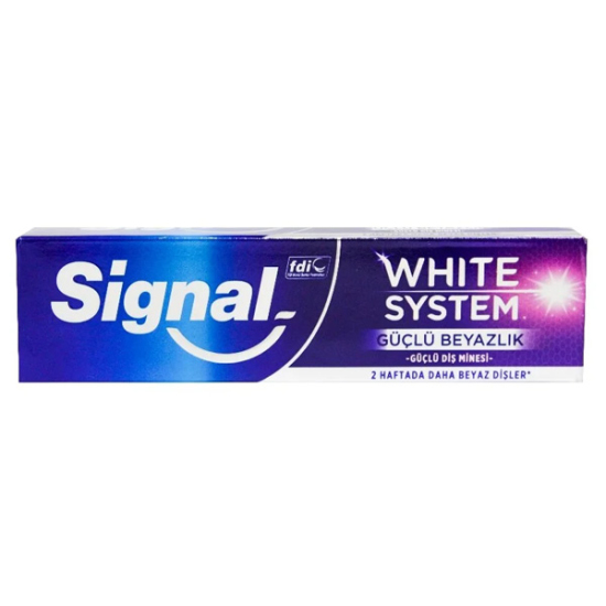 Signal White System Güçlü Beyazlık Diş Macunu 75 ml - 1