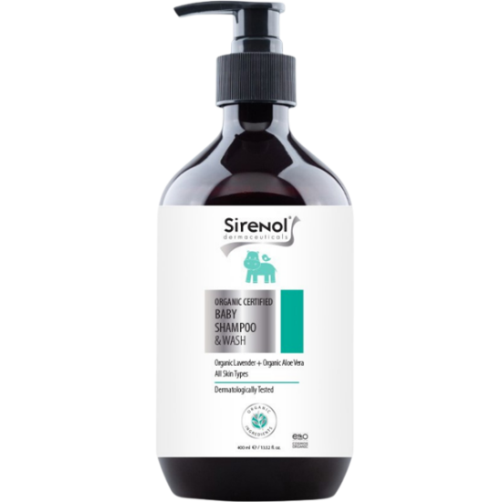 Sirenol Organik Bebek Saç Vücut Şampuanı 400 ML - 1