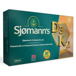 Sjomann S D3K2 30 Çiğnenebilir Jel Tablet - Sjomann s