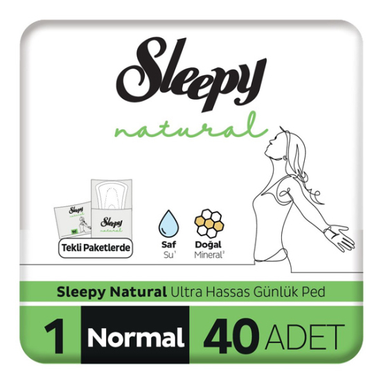 Sleepy Normal Günlük Ped 40 lı - 1