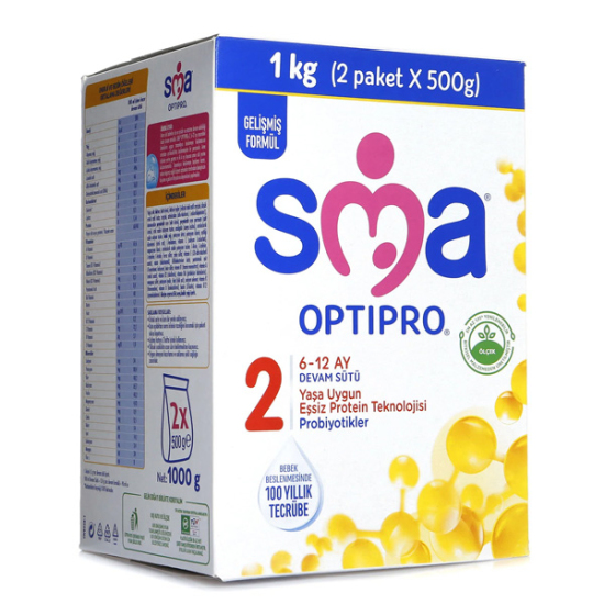 SMA 2 Optipro Probiyotik 6-12 Ay Bebek Sütü 1000 gr - 1