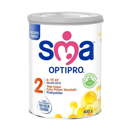 SMA 2 Optipro Probiyotik 6-12 Ay Bebek Sütü 400 gr - 1