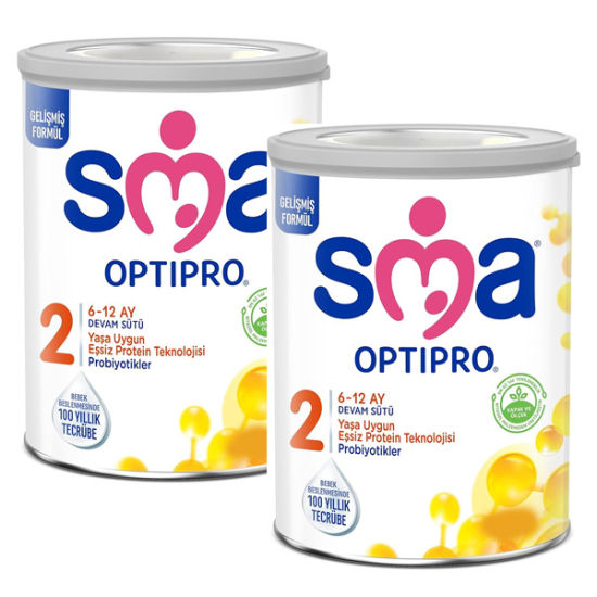 SMA 2 Optipro Probiyotik 6-12 Ay Bebek Sütü 450 gr 2 Adet - 1