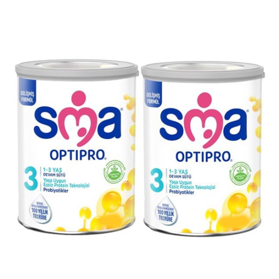SMA 3 Optipro Bebek Devam Sütü 450 gr 2 Adet - 1