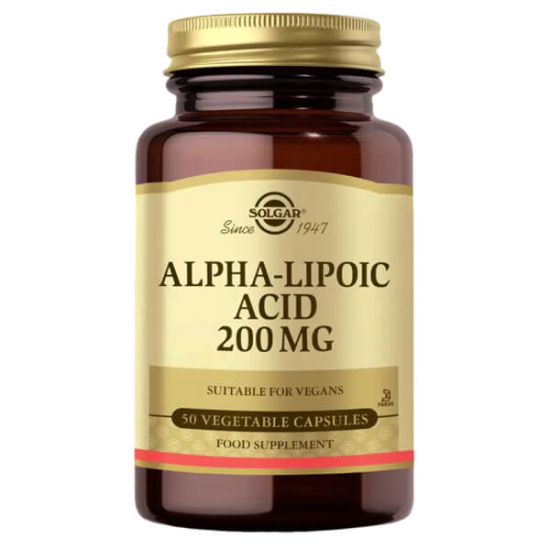 Solgar Alpha Lipoic Acid 200 Mg 50 Tablet - 1
