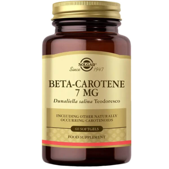 Solgar Beta Carotene 7 Mg 60 Softjel - 1
