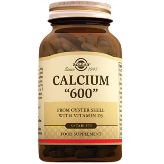 Solgar Calcium 600 (Oyster Shell) 60 Tablet Kalsiyum Takviyesi - 1