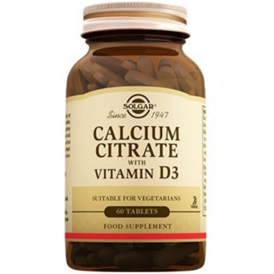 Solgar Calcium Citrat With Vitamin D3 60 Tablet Kalsiyum Takviyesi - 1