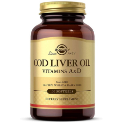 Solgar Cod Liver Oil 100 Yumuşak Kapsül - Solgar