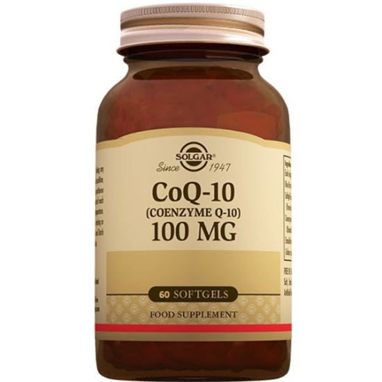 Solgar Coenzyme Q10 100 mg 60 Kapsül Koenzim Q10 Takviyesi - 1
