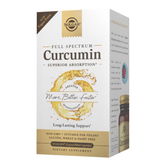 Solgar Curcumin Food Supplement 30 Kapsül - 1