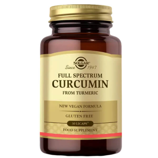 Solgar Curcumin Food Supplement 30 Kapsül - 1