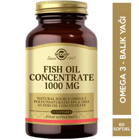 Solgar Fish Oil 1000 Mg 60 Yumuşak Kapsül - 1