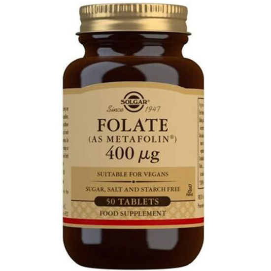 Solgar Folate As Metafolin 400 Mg 50 Tablet Folik Asit Takviyesi - 1