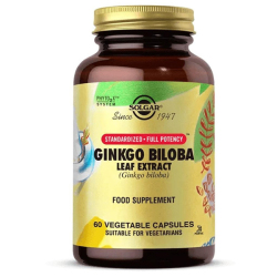 Solgar Ginkgo Biloba Leaf Extract 60 Kapsül - Solgar