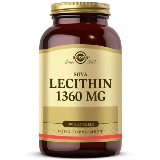 Solgar Lecithin 1360 Mg 100 Tablet - 1