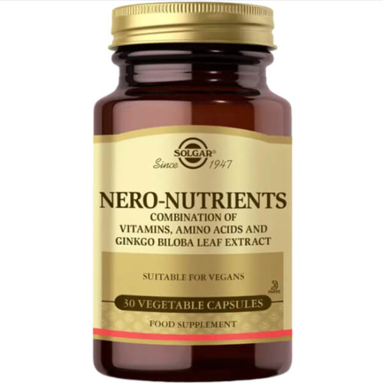 Solgar Nero Nutrients 30 Kapsül - 1