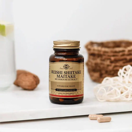 Solgar Reishi Shiitake Maitake Mushroom Extract 50 Kapsül - 2