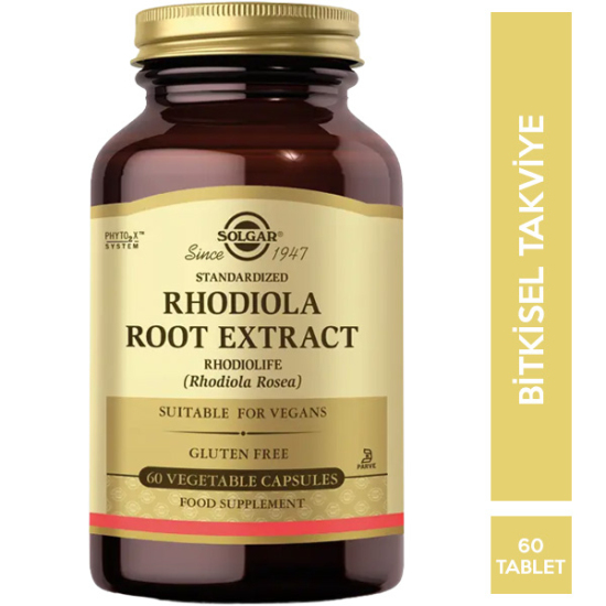 Solgar Rhodiola Root Extract 60 Kapsül - 1