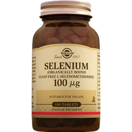 Solgar Selenium 100 mcg 100 Tablet Selenyum Takviyesi - 1