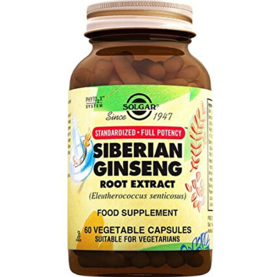 Solgar Siberian Ginseng Root Extract 60 Kapsül - 1