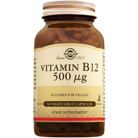 Solgar Vitamin B12 500 Mcg 50 Tablet - 1