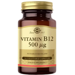 Solgar Vitamin B12 500 Mcg 50 Tablet - Solgar