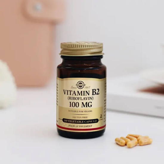 Solgar Vitamin B2 Riboflavin 100 mg 100 Kapsül - 2