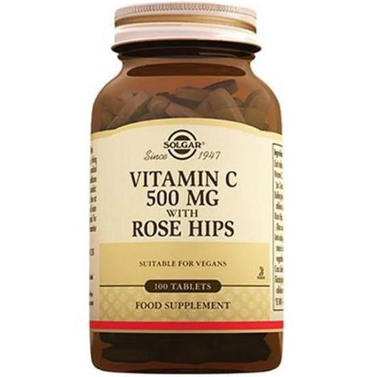 Solgar Vitamin C 500 Mg With Rose Hips 100 Tablet - 1