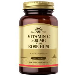 Solgar Vitamin C 500 Mg With Rose Hips 100 Tablet - Solgar