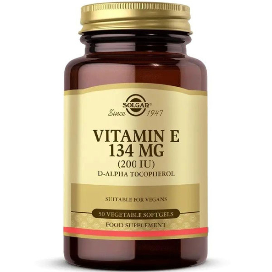 Solgar Vitamin E 200 IU 50 Yumuşak Kapsül - 1