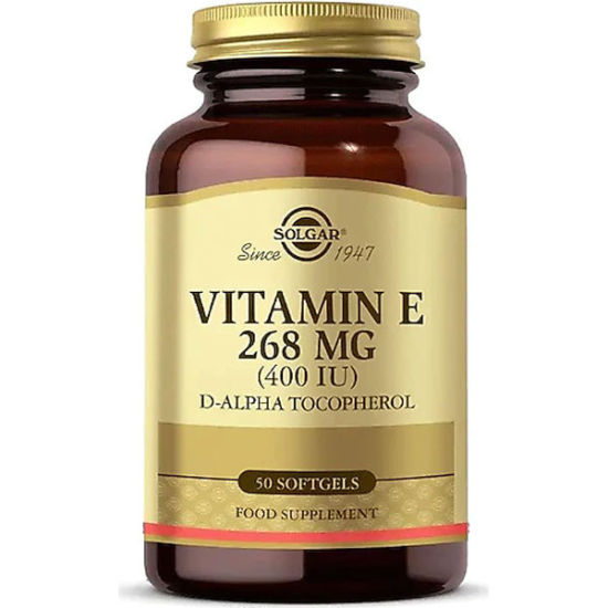 Solgar Vitamin E 400 IU 50 Yumuşak Kapsül - 1